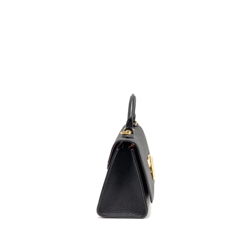 AAA Replica Louis Vuitton LV TWIST ONE HANDLE PM TAURILLON LEATHER BLACK/PINK GHW