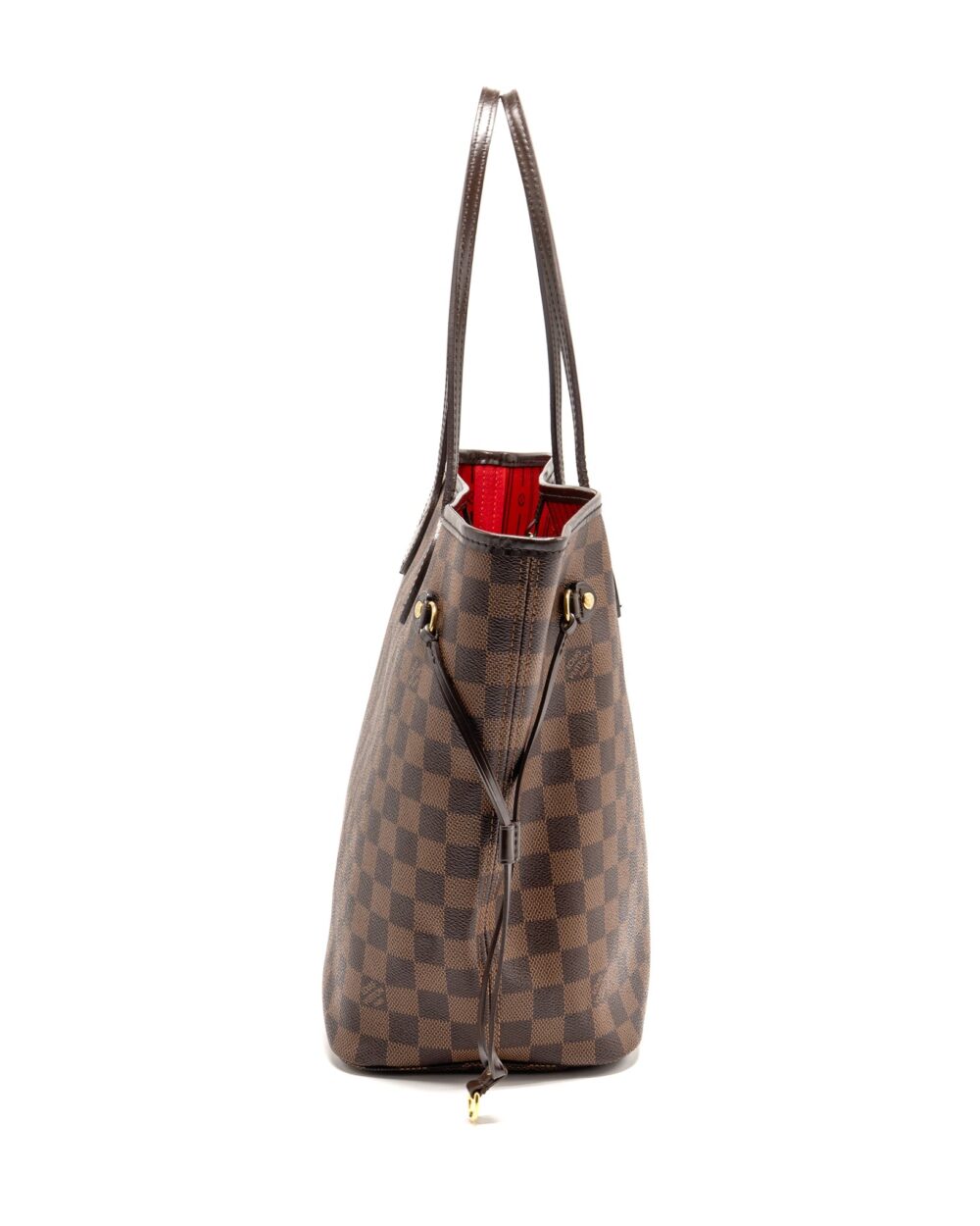 AAA Replica Louis Vuitton LV NEVERFULL MM DAMIER EBENE CANVAS GHW