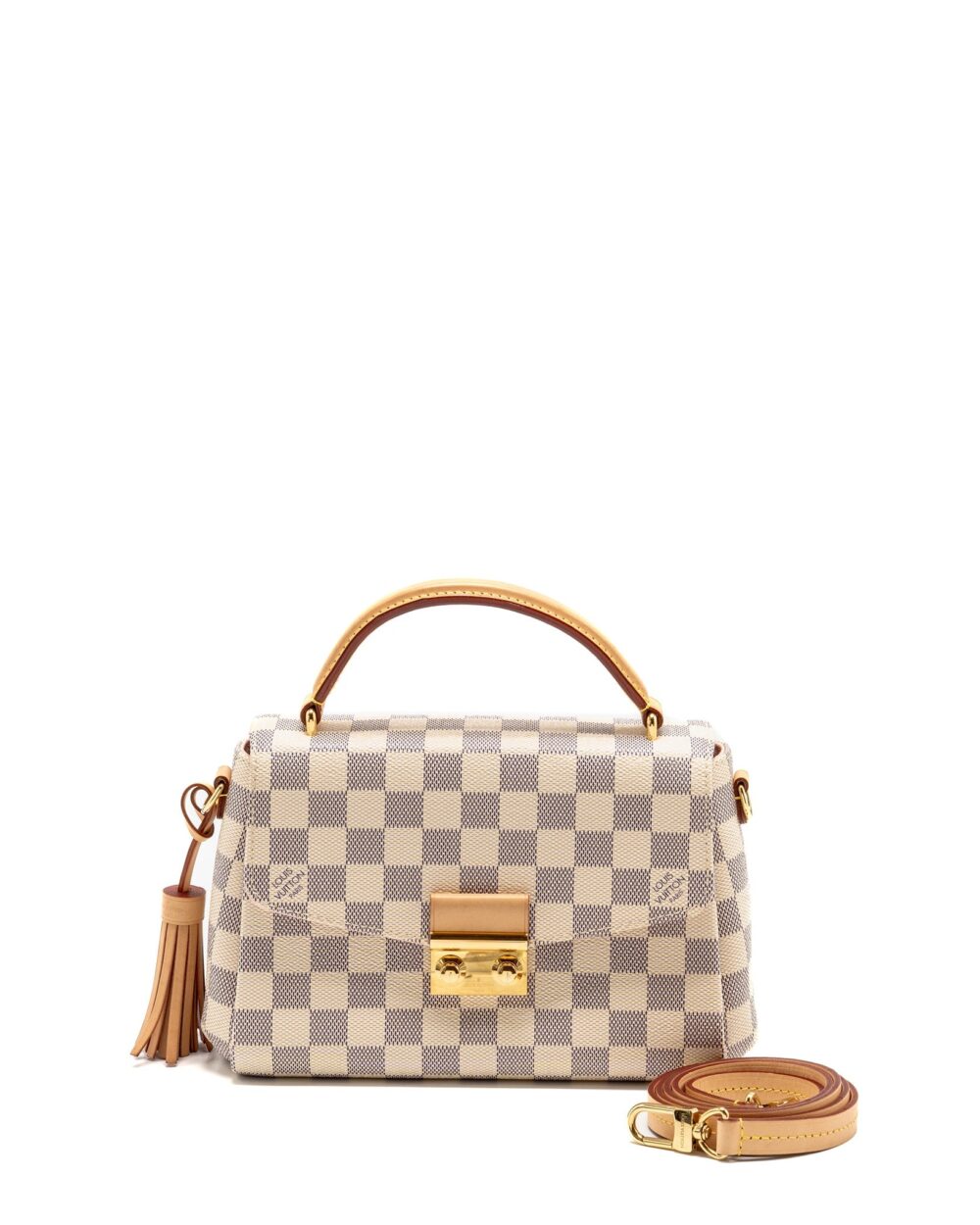 AAA Replica Louis Vuitton LV CROISETTE DAMIER AZUR CANVAS GHW