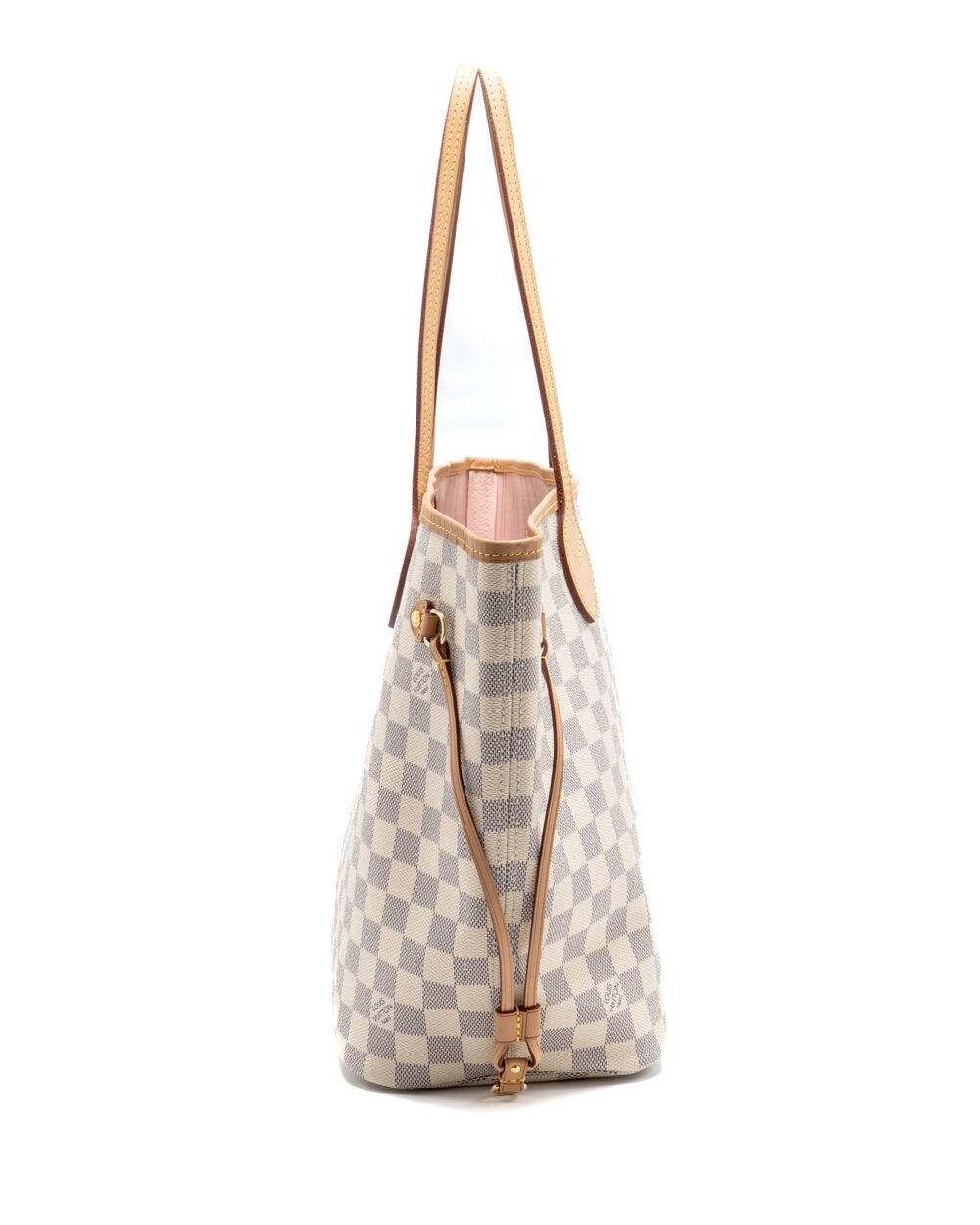 AAA Replica Louis Vuitton LV NEVERFULL MM DAMIER AZUR GHW