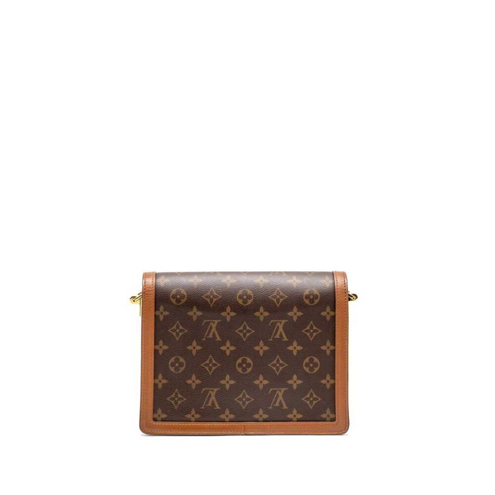 AAA Replica Louis Vuitton LV DAUPHINE MM MONOGRAM / MONOGRAM REVERSE CANVAS GHW
