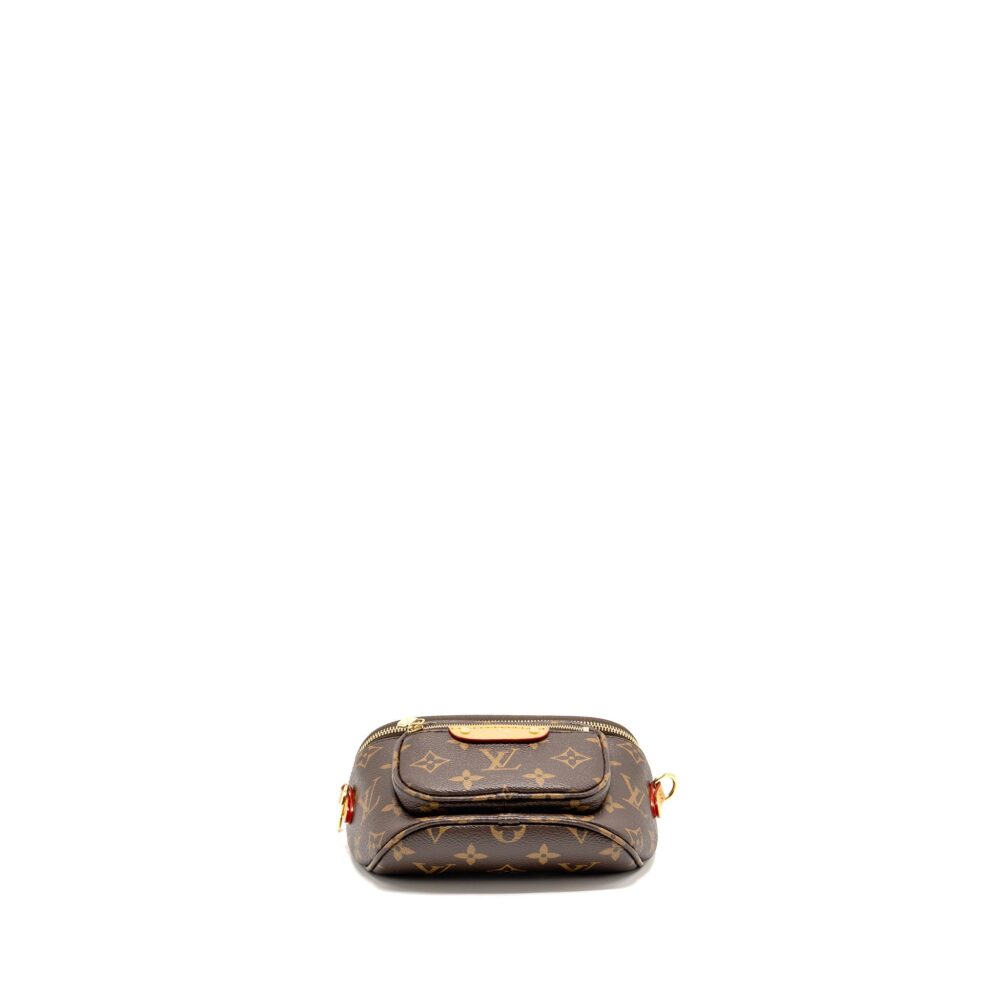 AAA Replica Louis Vuitton LV MINI BUMBAG MONOGRAM CANVAS GHW