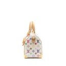 AAA Replica Louis Vuitton LV X TAKASHI MURAKAMI SPEEDY BANDOULIÈRE 25 MONOGRAM CANVAS WHITE/ MULTICOLOUR GHW
