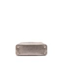 AAA Replica Louis Vuitton LV CAPUCINES BB LEATHER METALLIC SILVER SHW