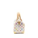 AAA Replica Louis Vuitton LV X TAKASHI MURAKAMI SPEEDY BANDOULIÈRE 25 MONOGRAM CANVAS WHITE/ MULTICOLOUR GHW