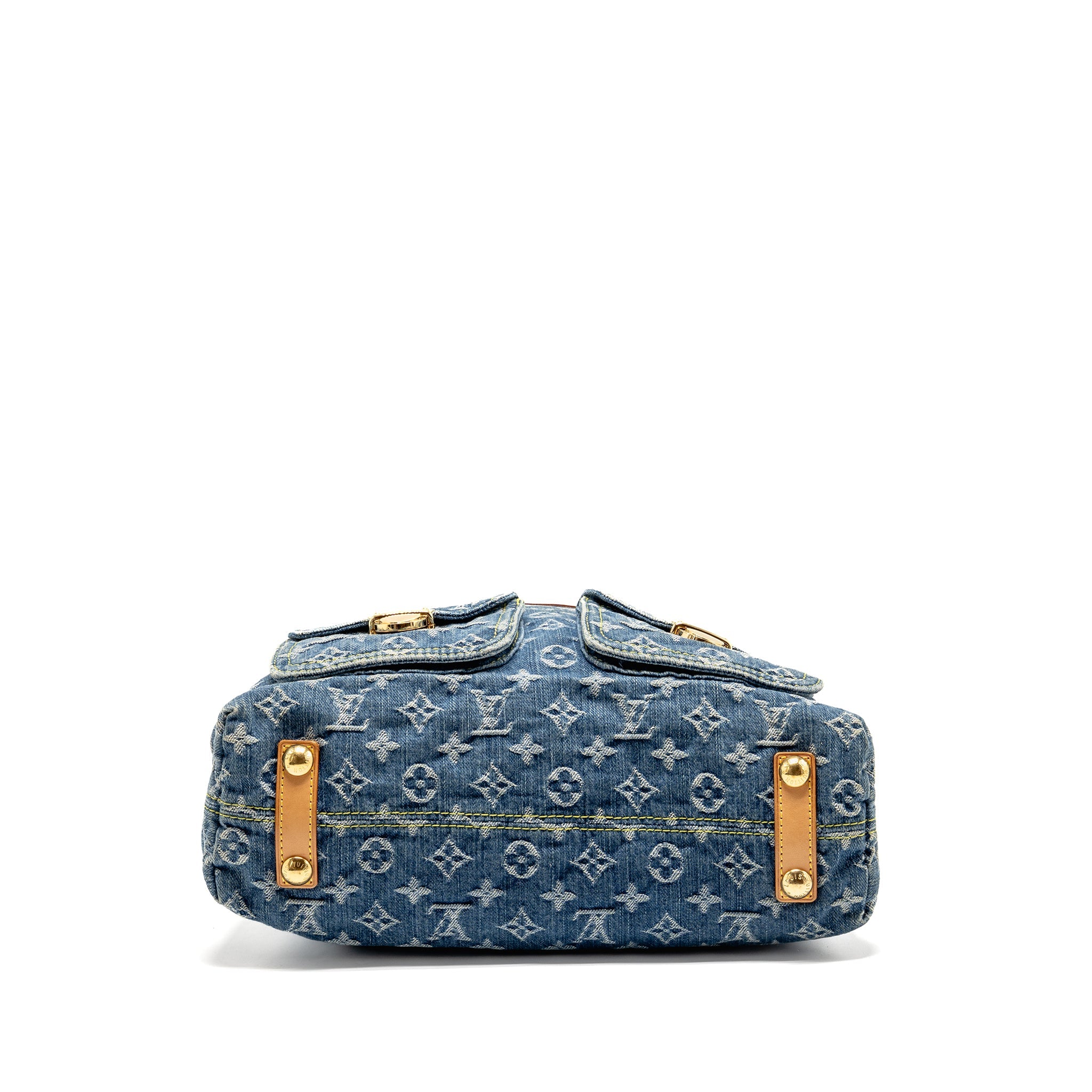 AAA Replica Louis Vuitton LV VINTAGE BAGGY GM SHOULDER BAG MONOGRAM DENIM GHW