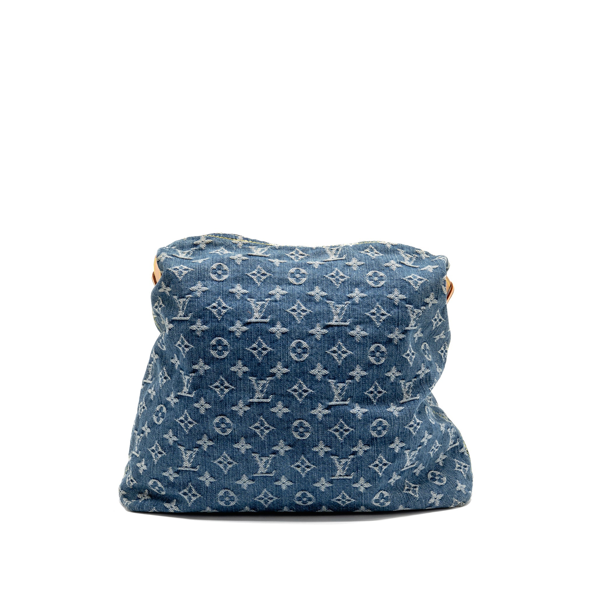 AAA Replica Louis Vuitton LV VINTAGE BAGGY GM SHOULDER BAG MONOGRAM DENIM GHW