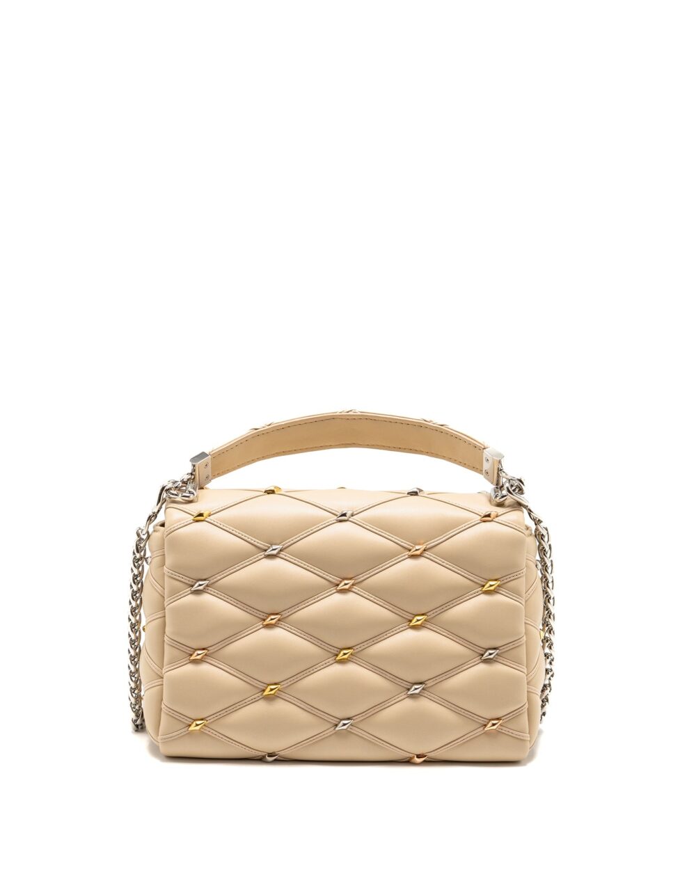 AAA Replica Louis Vuitton LV GO-14 MM LAMBSKIN BEIGE MULTICOLOUR HARDWARE