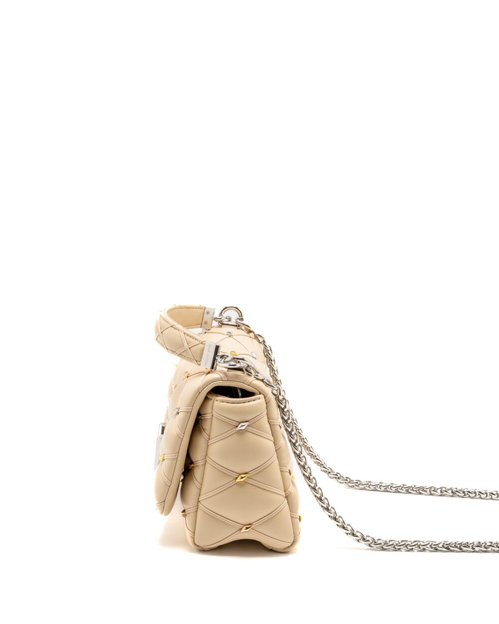 AAA Replica Louis Vuitton LV GO-14 MM LAMBSKIN BEIGE MULTICOLOUR HARDWARE