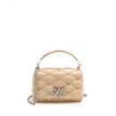 AAA Replica Louis Vuitton LV GO-14 MM LAMBSKIN BEIGE MULTICOLOUR HARDWARE
