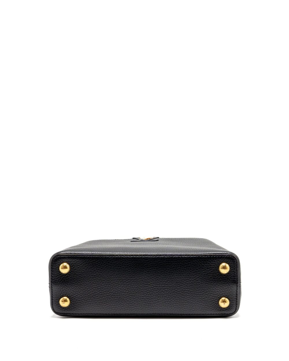 AAA Replica Louis Vuitton LV CAPUCINES BB CALFSKIN BLACK GHW