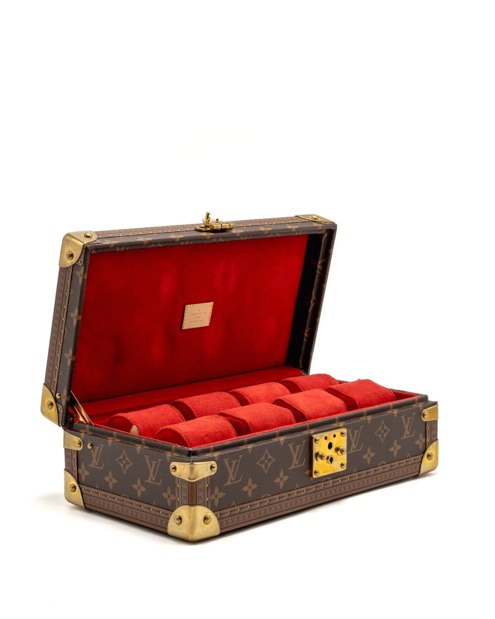 AAA Replica Louis Vuitton LV COFFRET 8 MONTRES MONOGRAM CANVAS / ROUGE FUSION GHW
