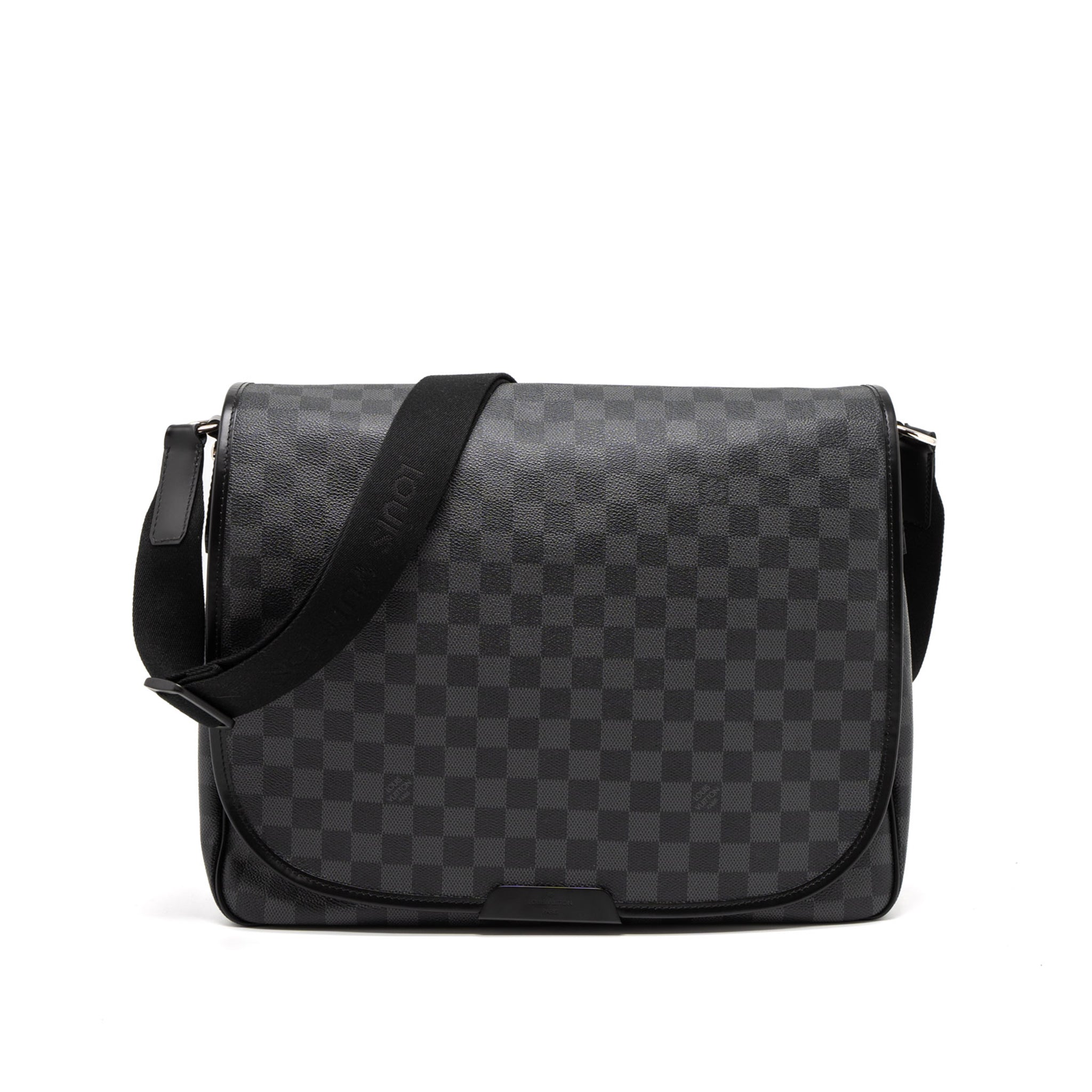 AAA Replica Louis Vuitton LV LARGE MESSENGER BAG DAMIER GRAPHITE CANVAS SHW
