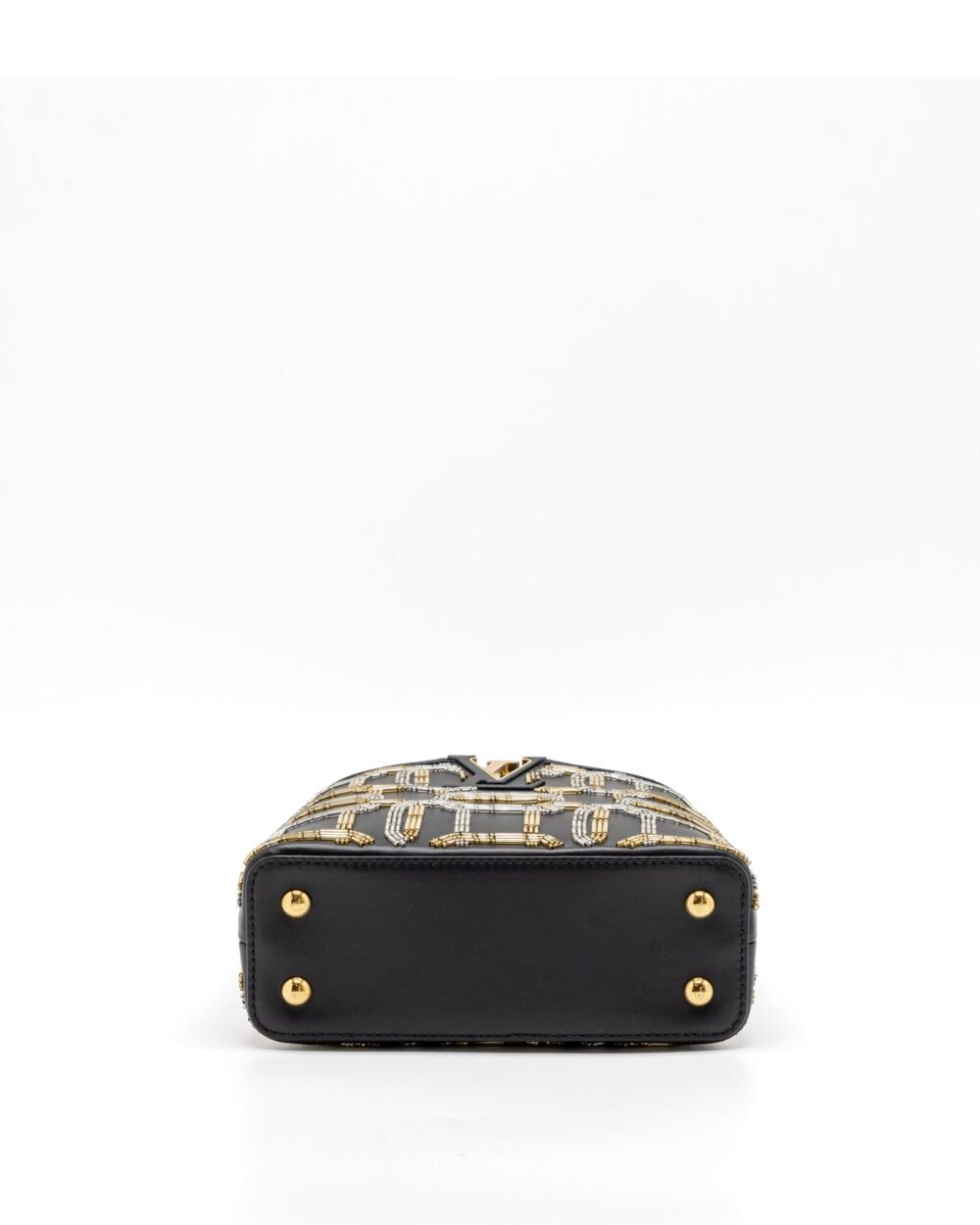 AAA Replica Louis Vuitton LV CAPUCINES BB 21FW LIMITED EDITION CALFSKIN BLACK/MULTICOLOUR GHW