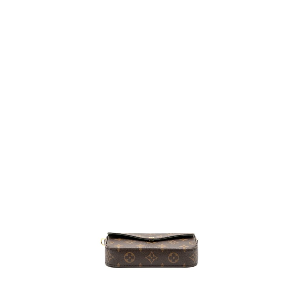 AAA Replica Louis Vuitton LV FELICIE STRAP & GO MONOGRAM CANVAS GHW (NEW VERSION)