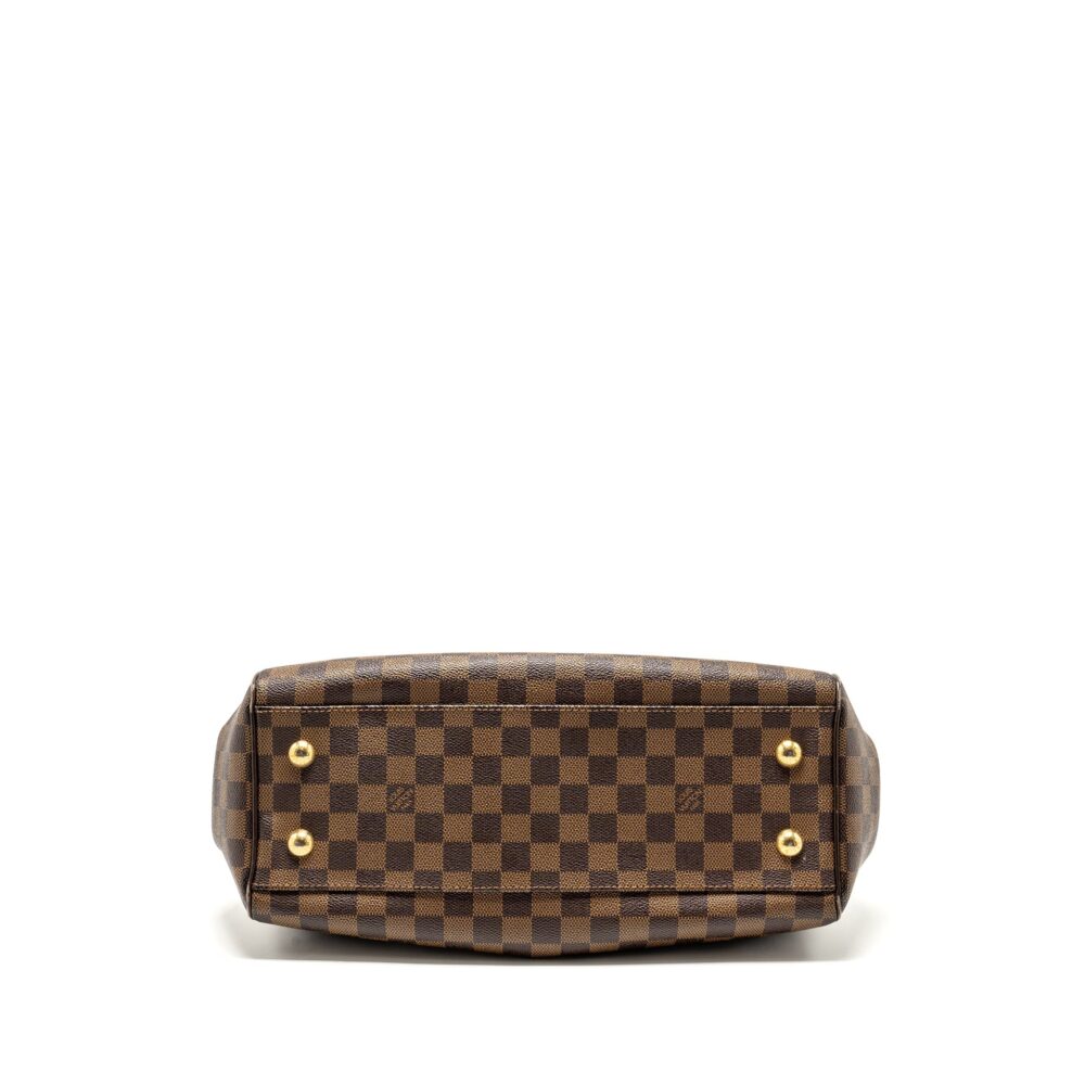 AAA Replica Louis Vuitton LV TREVI TOTE BAG DAMIER EBENE CANVAS GHW