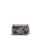 AAA Replica Louis Vuitton LV NEW WAVE FLAP CHAIN BAG LIMITED EDITION DENIM BLUE/ MULTICOLOR GHW