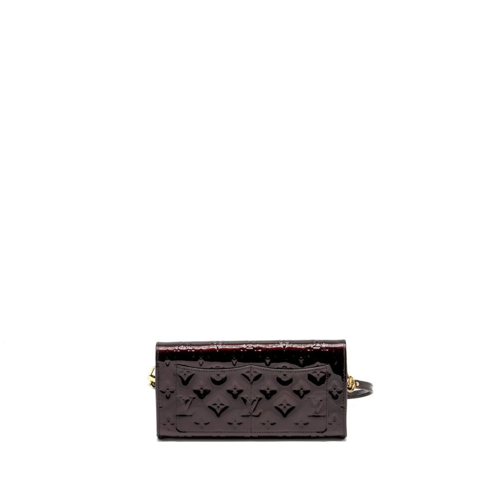 AAA Replica Louis Vuitton LV ROSSMORE MM MONOGRAM VERNIS AMARANTE GHW