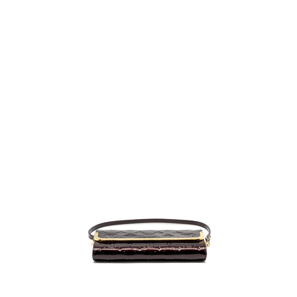 AAA Replica Louis Vuitton LV ROSSMORE MM MONOGRAM VERNIS AMARANTE GHW