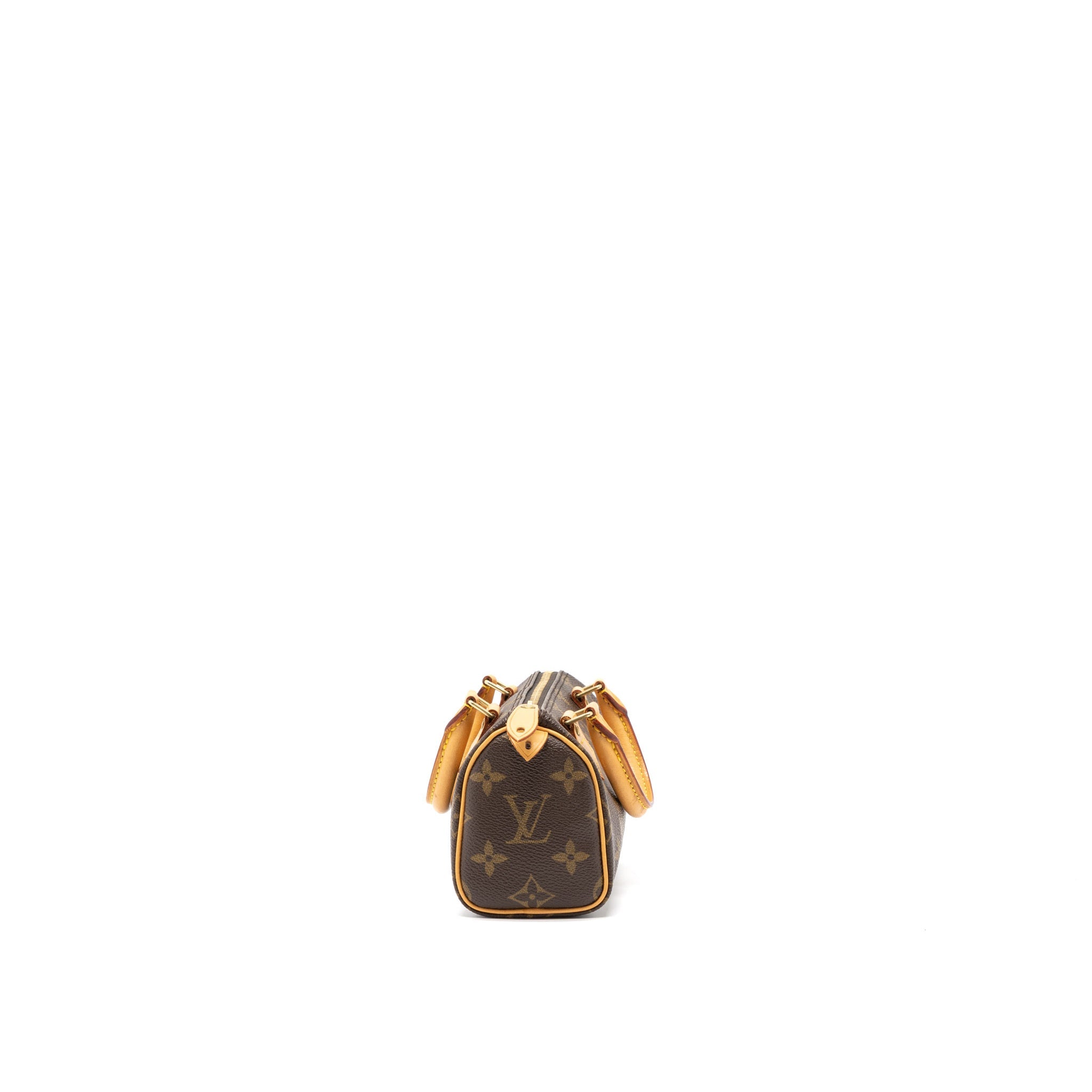 AAA Replica Louis Vuitton LV VINTAGE NANO SPEEDY MONOGRAM CANVAS GHW