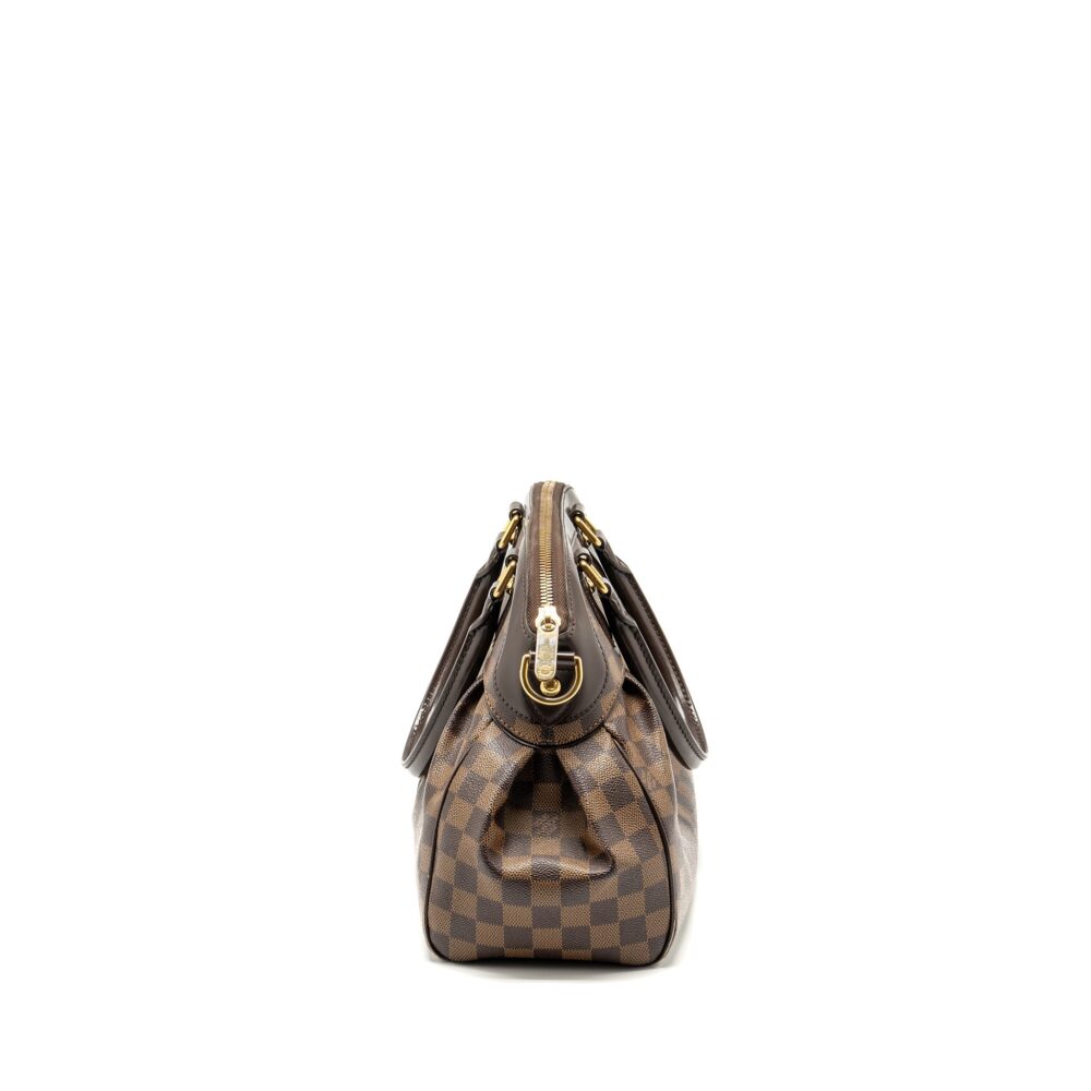 AAA Replica Louis Vuitton LV TREVI TOTE BAG DAMIER EBENE CANVAS GHW