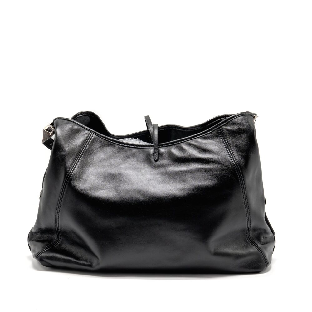 AAA Replica Louis Vuitton LV CARRYALL VIBE MM LAMBSKIN/MONOGRAM CANVAS BLACK SHW