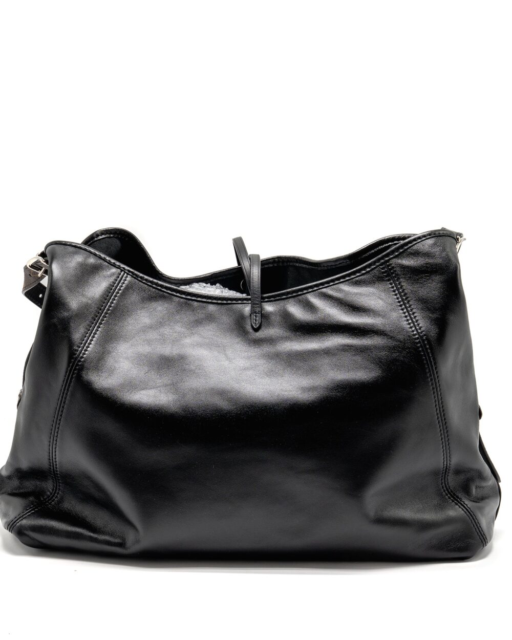 AAA Replica Louis Vuitton LV CARRYALL VIBE MM LAMBSKIN/MONOGRAM CANVAS BLACK SHW