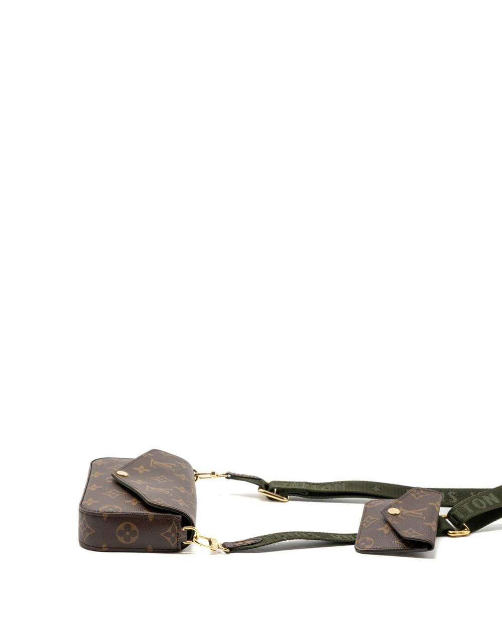 AAA Replica Louis Vuitton LV FELICIE STRAP & GO MONOGRAM CANVAS GHW (NEW VERSION)