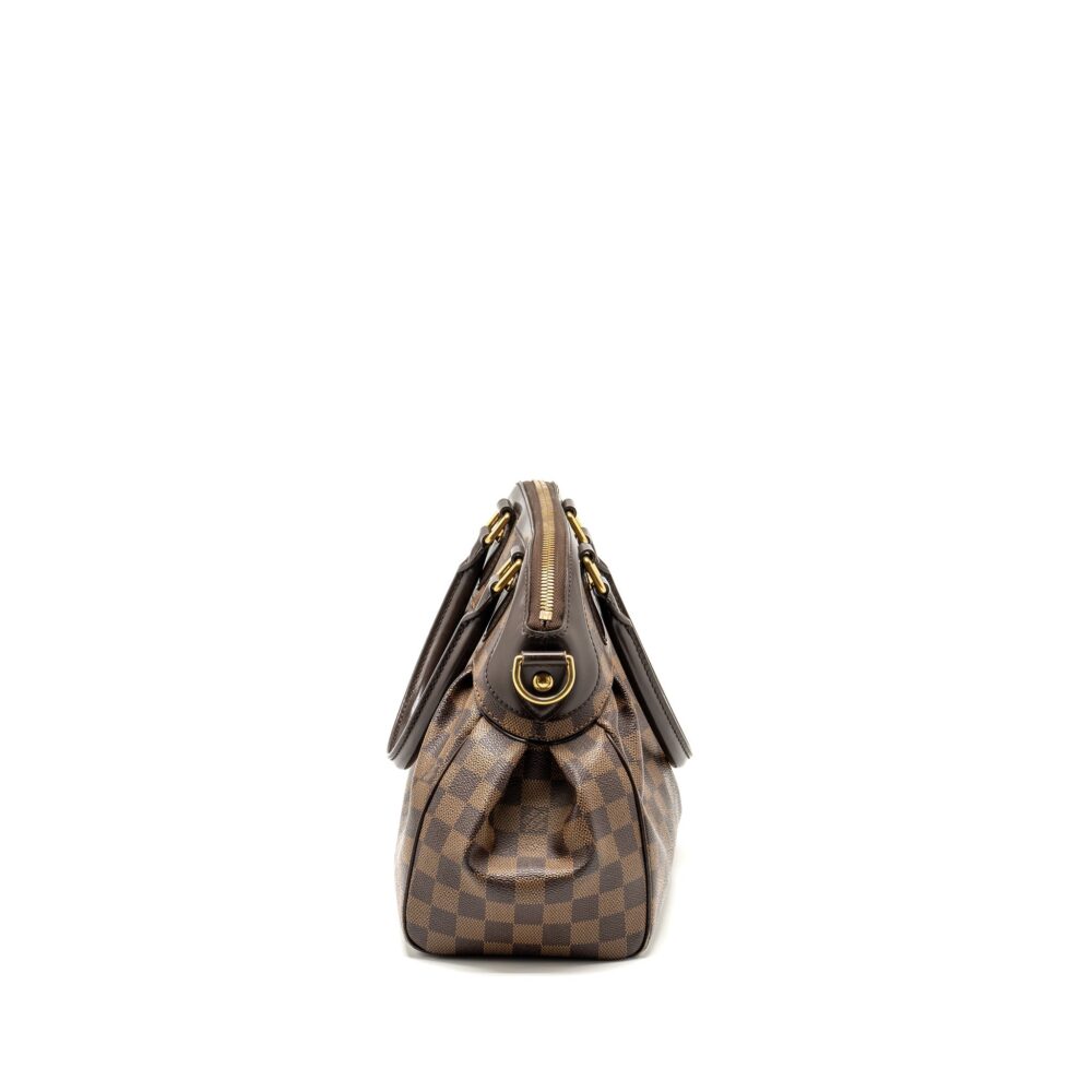 AAA Replica Louis Vuitton LV TREVI TOTE BAG DAMIER EBENE CANVAS GHW