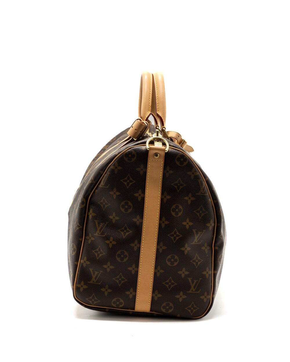 AAA Replica Louis Vuitton LV KEEPALL BANDOULIRE 50 MONOGRAM CANVAS GHW