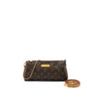 AAA Replica Louis Vuitton LV EVA POCHETTE MONOGRAM CANVAS GHW