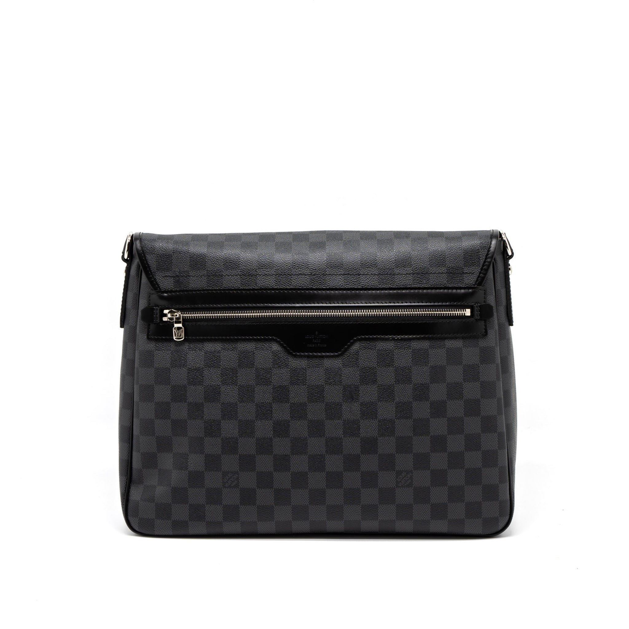 AAA Replica Louis Vuitton LV LARGE MESSENGER BAG DAMIER GRAPHITE CANVAS SHW