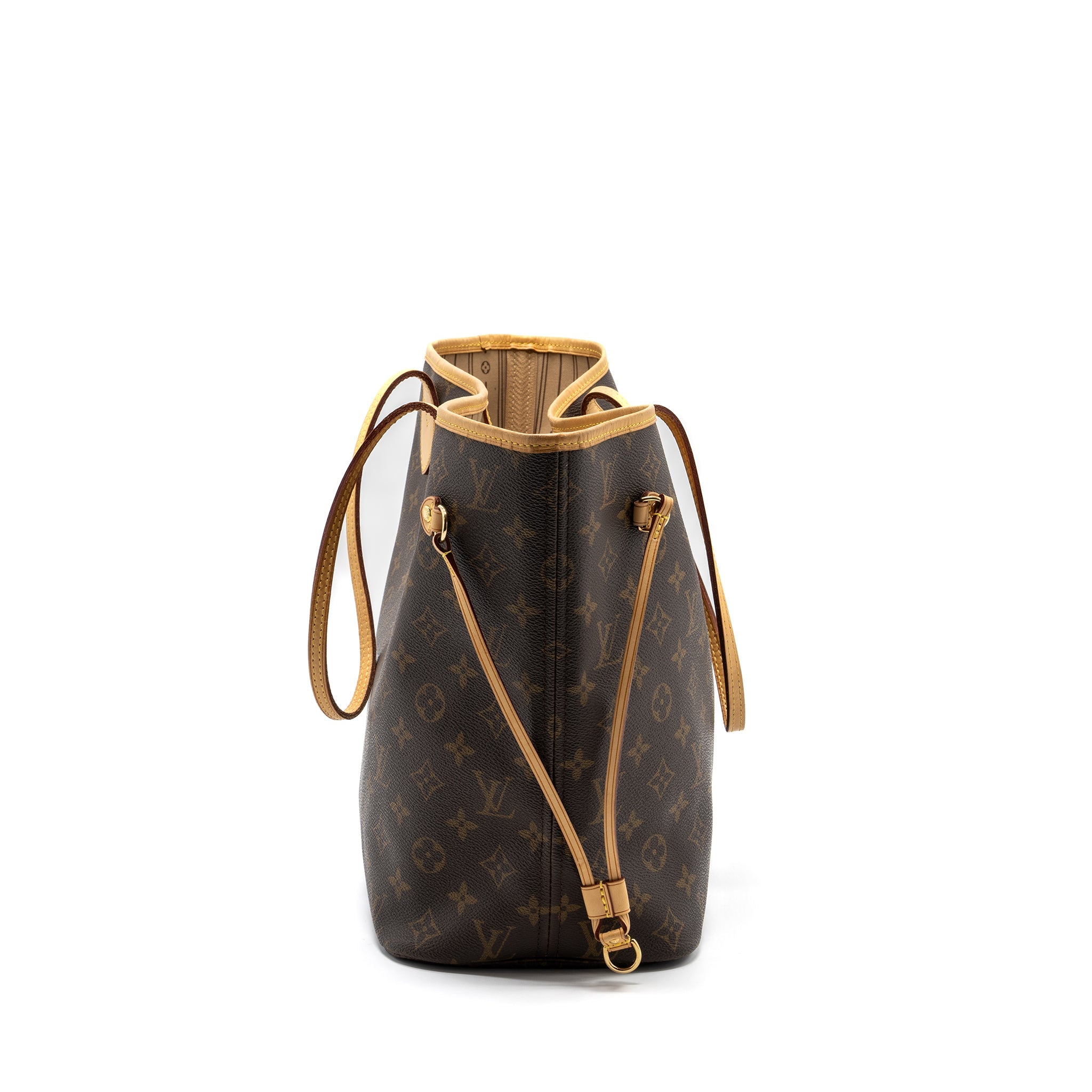 AAA Replica Louis Vuitton LV LOUIS VUTTION NEVERFULL MM MONOGRAM CANVAS GHW