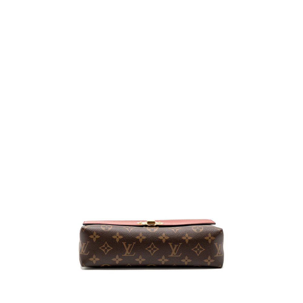 AAA Replica Louis Vuitton LV PALLAS CHAIN BAG MONOGRAM CANVAS/ LEATHER CERISE GHW