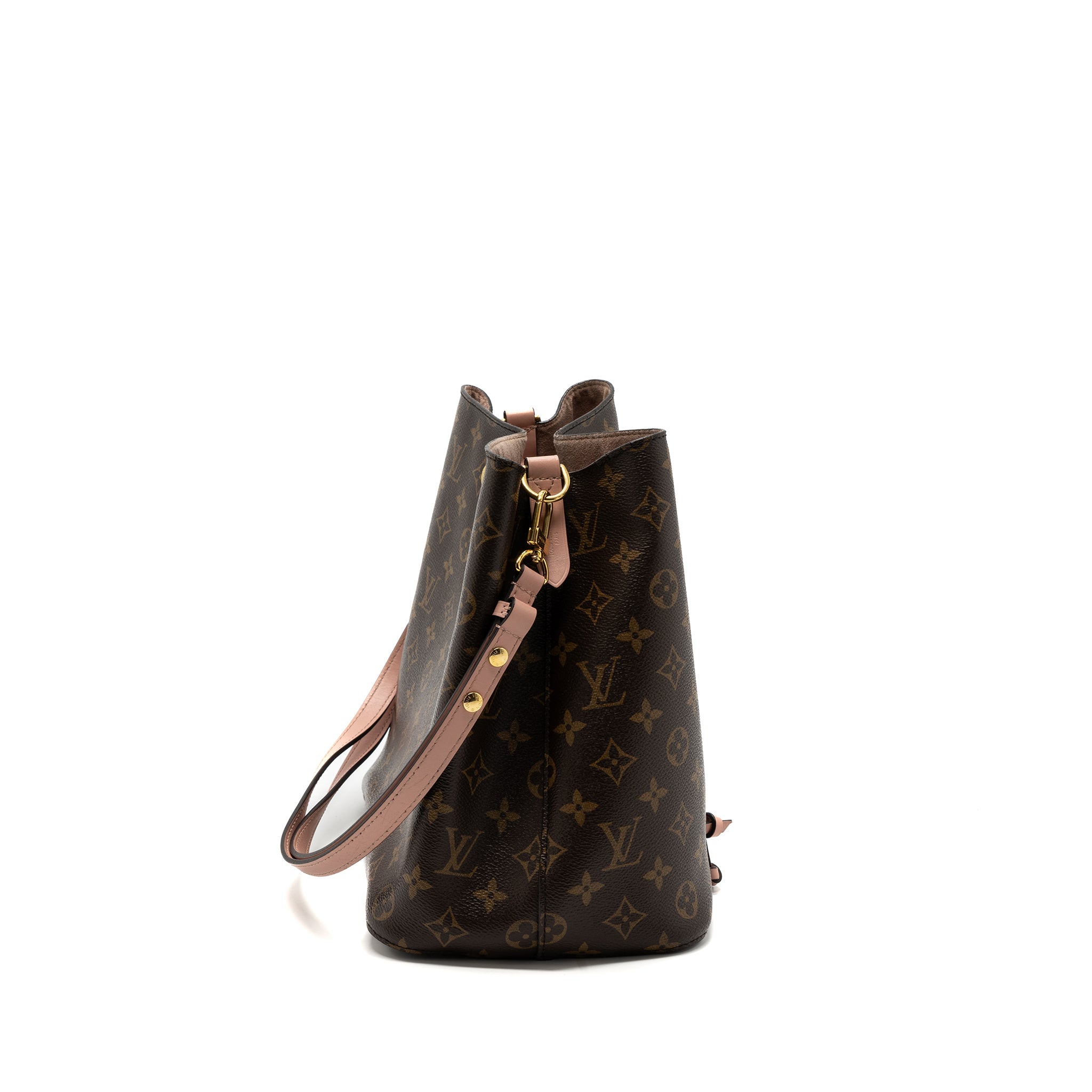 AAA Replica Louis Vuitton LV NEONOE MONOGRAM CANVAS / ROSE POUDRE GHW