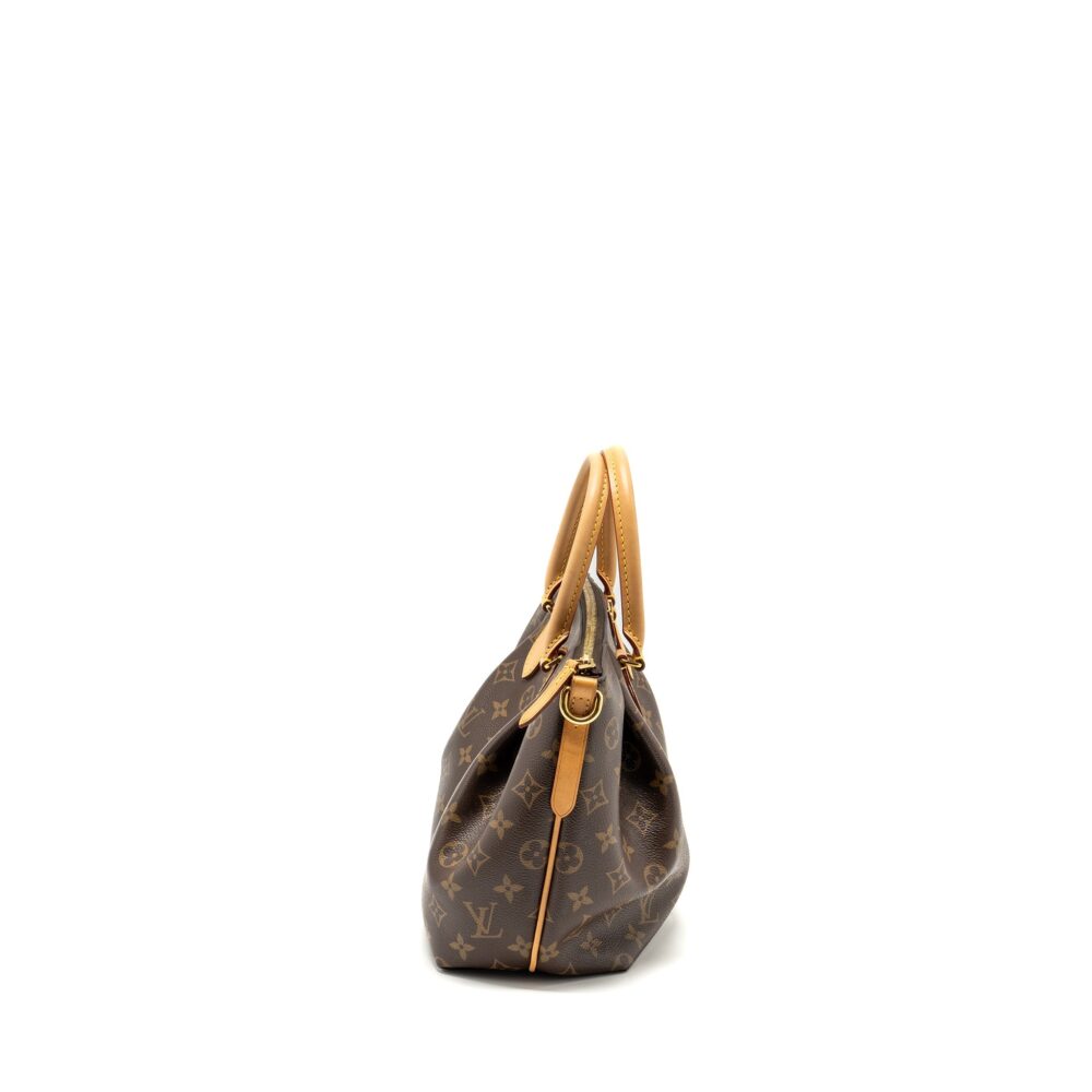 AAA Replica Louis Vuitton LV TURENNE PM BAG MONOGRAM CANVAS BROWN GHW
