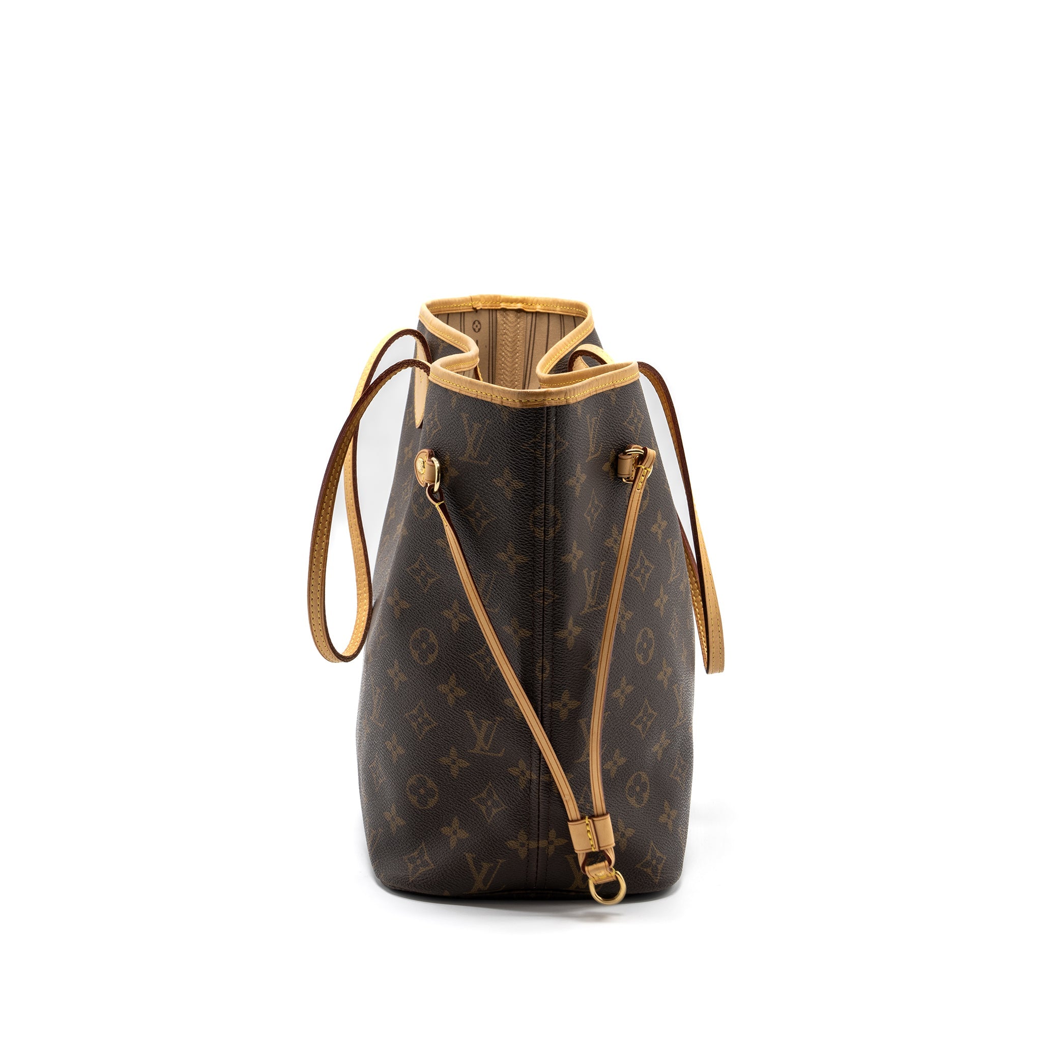 AAA Replica Louis Vuitton LV LOUIS VUTTION NEVERFULL MM MONOGRAM CANVAS GHW