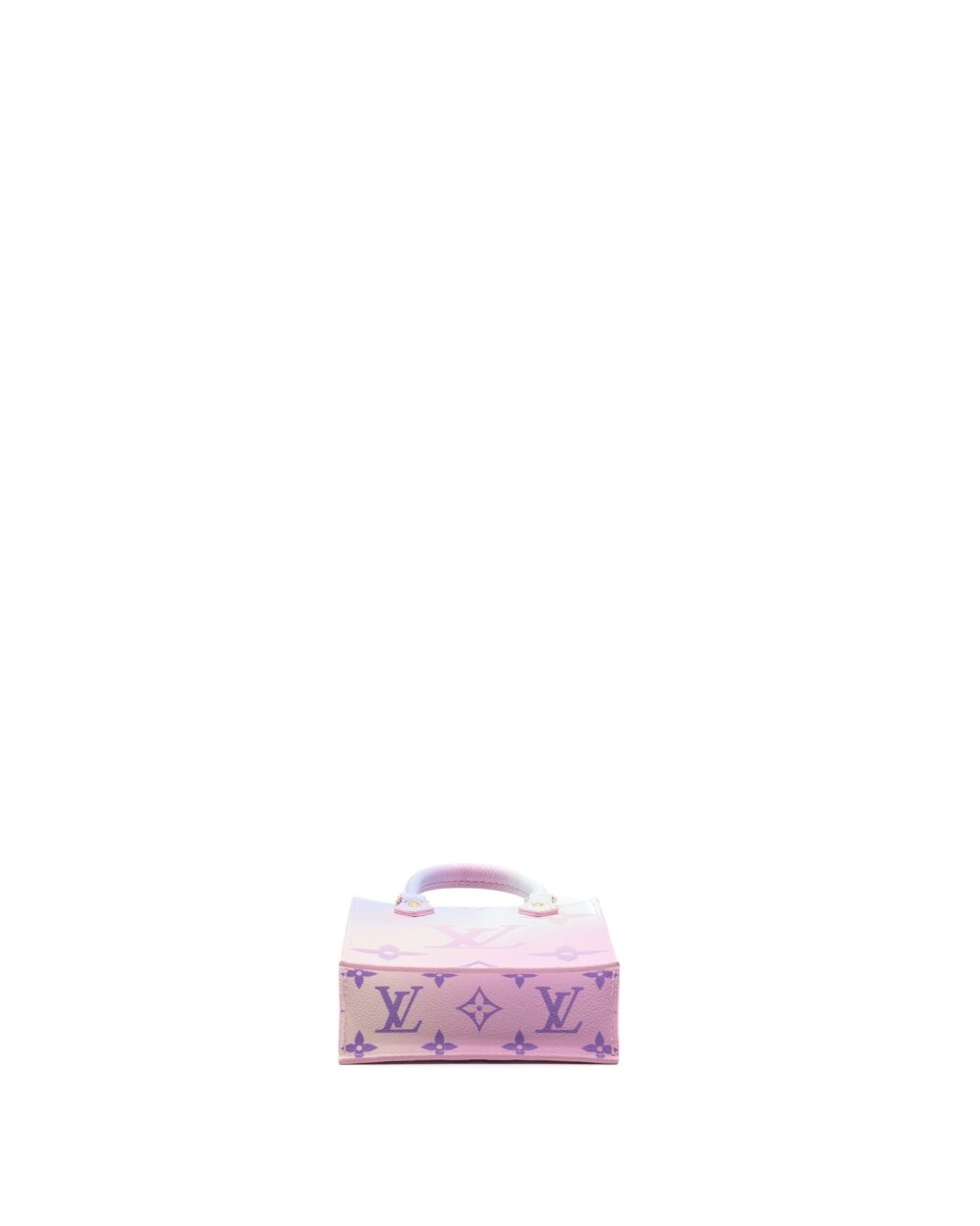 AAA Replica Louis Vuitton LV PETIT SAC PLAT MONOGRAM CANVAS SUNRISE PASTEL GHW (NEW VERSION)