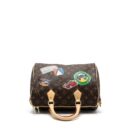 AAA Replica Louis Vuitton LV SPEEDY BANDOULIERE 30 MY LV WORLD TOUR MONOGRAM CANVAS GHW