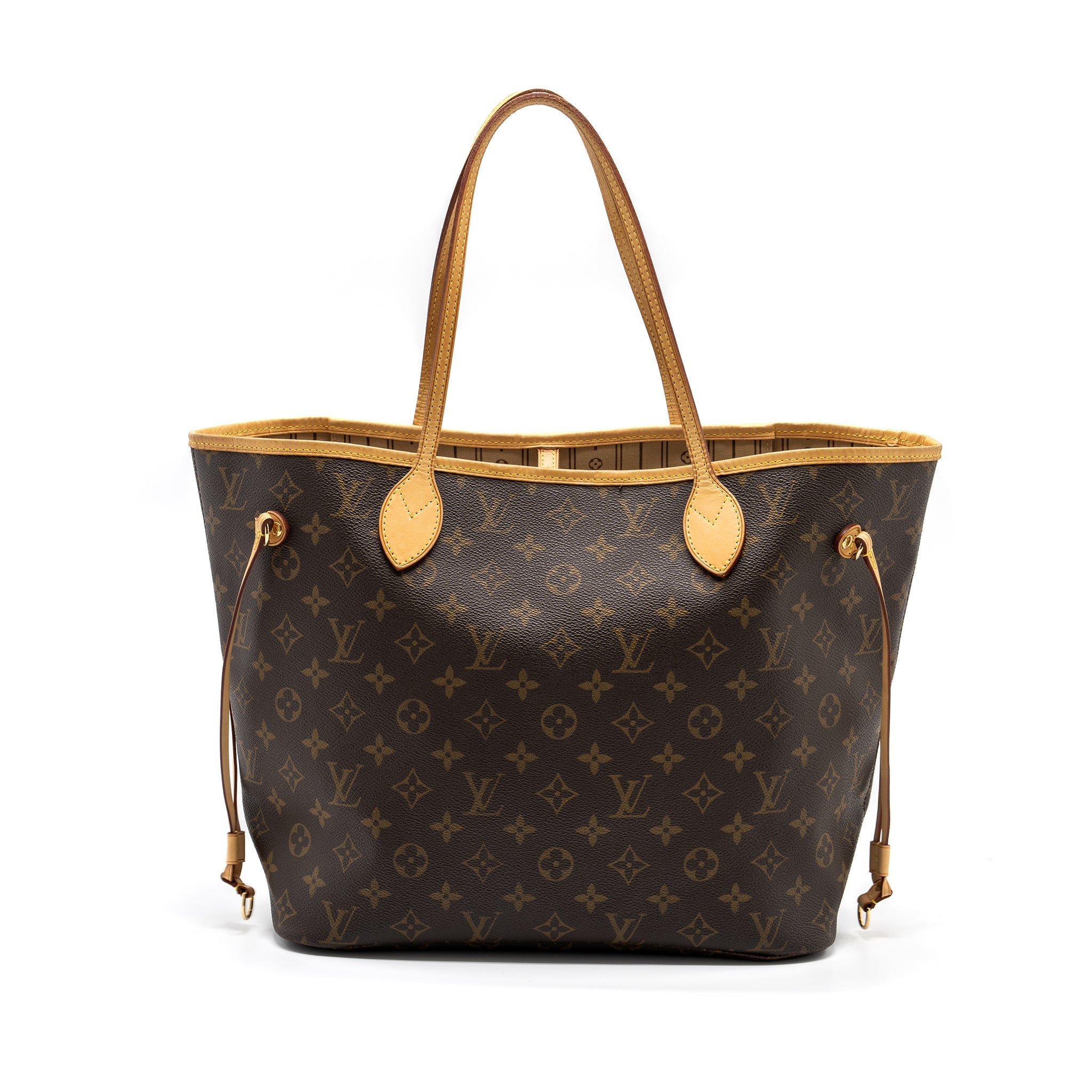 AAA Replica Louis Vuitton LV LOUIS VUTTION NEVERFULL MM MONOGRAM CANVAS GHW