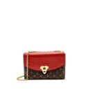 AAA Replica Louis Vuitton LV PALLAS CHAIN BAG MONOGRAM CANVAS/ LEATHER CERISE GHW