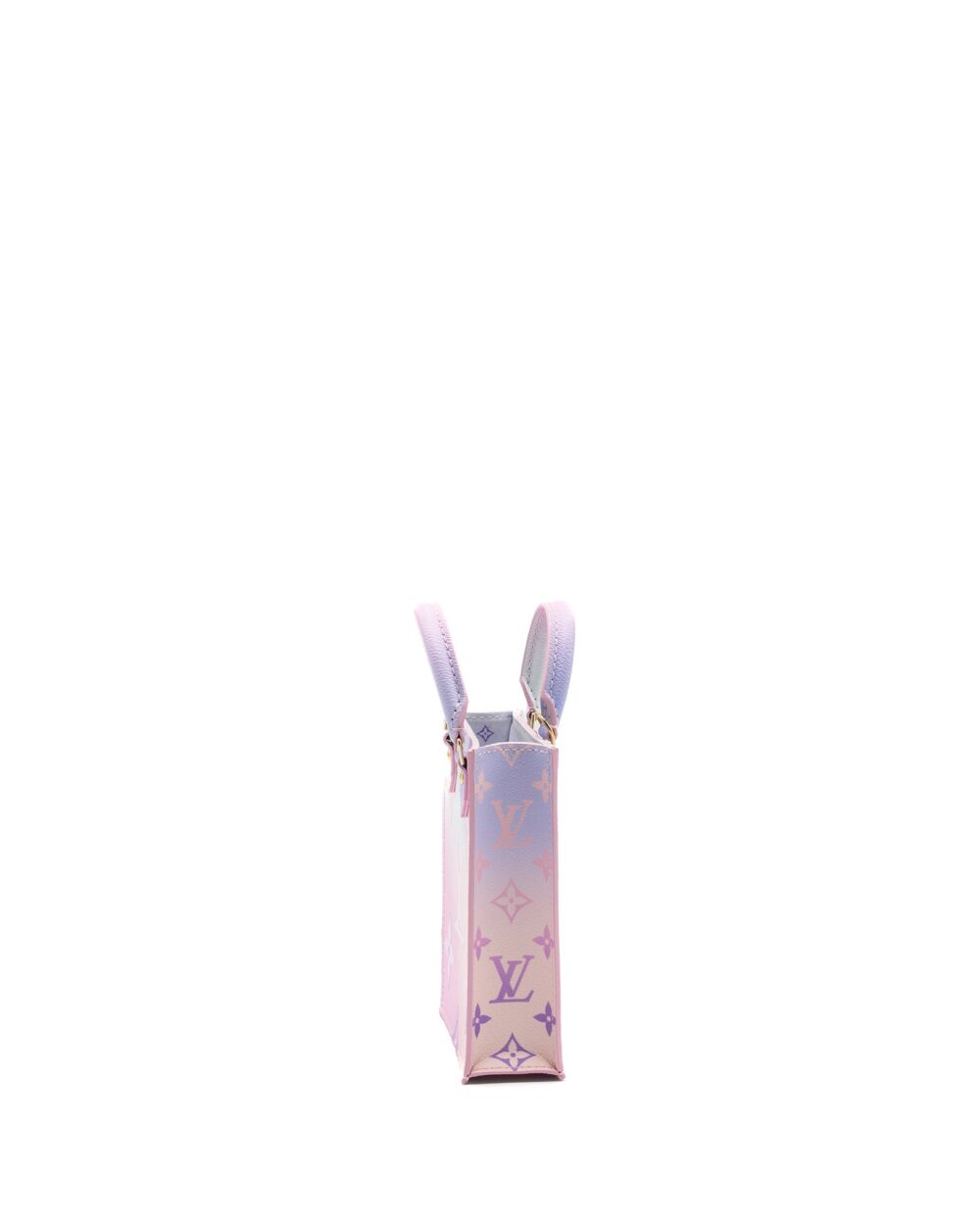 AAA Replica Louis Vuitton LV PETIT SAC PLAT MONOGRAM CANVAS SUNRISE PASTEL GHW (NEW VERSION)