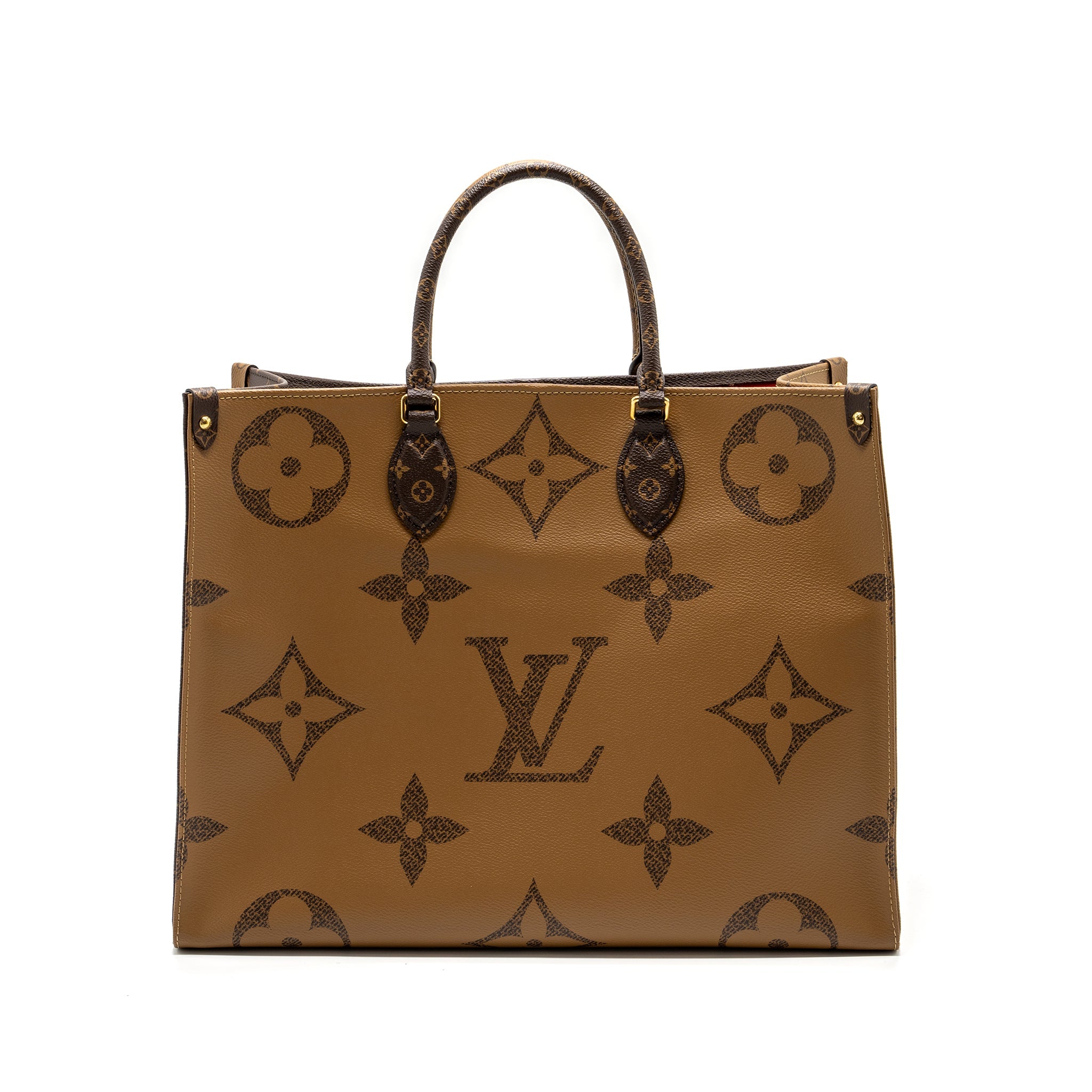 AAA Replica Louis Vuitton LV ONTHEGO GM MONOGRAM CANVAS / MONOGRAM REVERSE CANVAS GHW