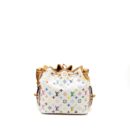 AAA Replica Louis Vuitton LV PETIT NOE WHITE MULTICOLOUR MONOGRAM CANVAS GHW