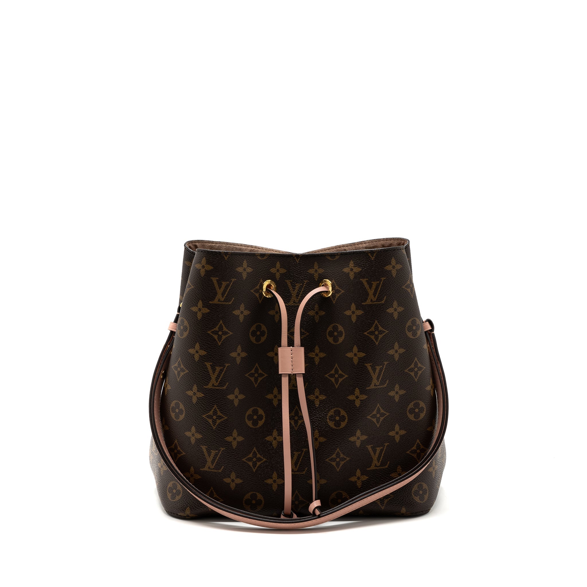 AAA Replica Louis Vuitton LV NEONOE MONOGRAM CANVAS / ROSE POUDRE GHW