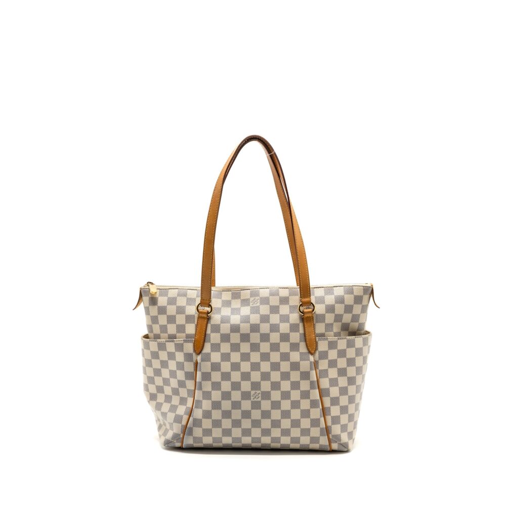 AAA Replica Louis Vuitton LV TOTALLY TOTE BAG DAMIER AZUR GHW