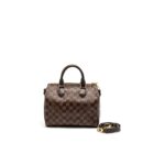 AAA Replica Louis Vuitton LV SPEEDY BANDOULIERE 25 DAMIER EBENE CANVAS GHW