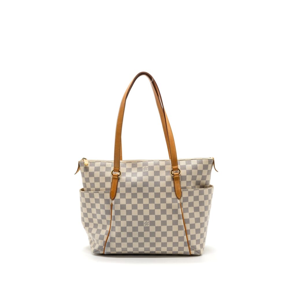AAA Replica Louis Vuitton LV TOTALLY TOTE BAG DAMIER AZUR GHW