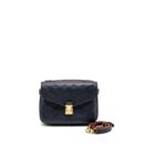 AAA Replica Louis Vuitton LV POCHETTE METIS MONOGRAM EMPREINETE NAVY GHW