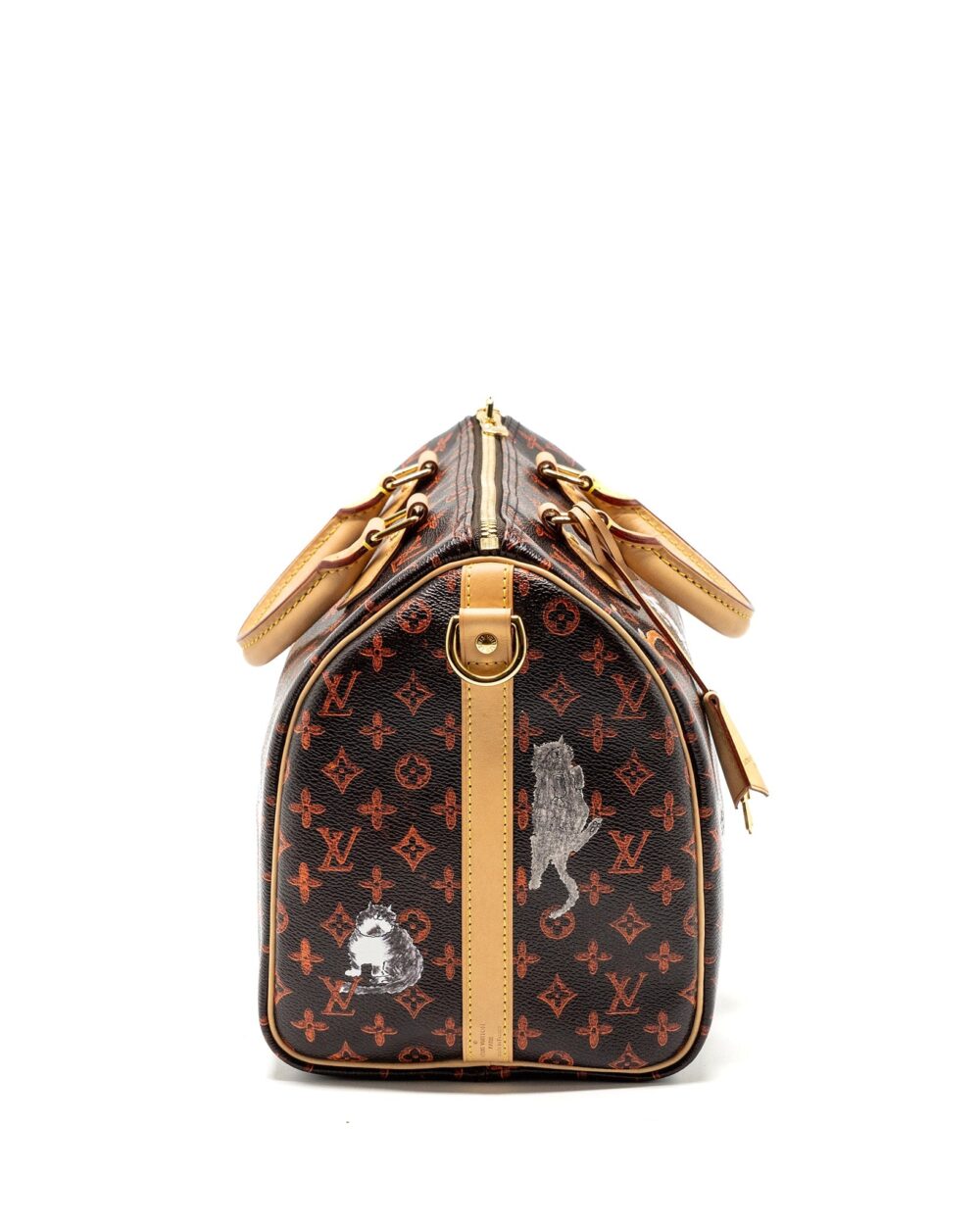 AAA Replica Louis Vuitton LV SPEEDY BANDOULIERE 30 CATOGRAM LIMITED EDITION CANVAS GHW